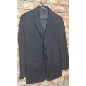 Moschino wool/cashmere 2 button blazer- mens jacket EU 50R/ US 40R- mint! Black